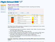 Tablet Screenshot of flightschoolsms.com